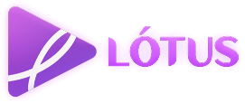 Logo oficial do app Lotus Player (LÓTUS)